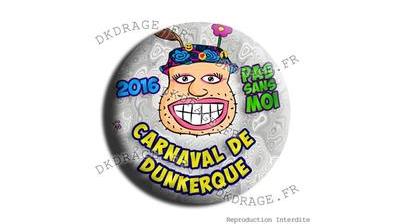 Badge Carnaval de Dunkerque 2020 collector - Femme